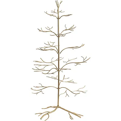 36  Ornament Tree Christmas Décor/Jewelry And Accessory Display In Gold • $78.95