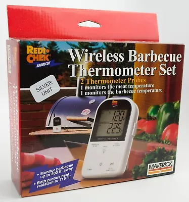Maverick Meat Thermometer ET-732 Wireless BBQ - Black Good Condition • $20