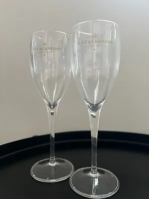 Moet & Chandon Clear Acrylic Champagne Glasses Flutes Cups  -Set Of 1 • £16.99