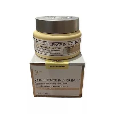 It Cosmetics- Confidence In A Cream Moisturizing Super Cream 2 Fl Oz - FULL SIZE • $19.99