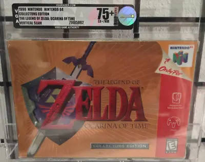 Zelda Ocarina Of Time Collector Edition N64 Sealed Graded VGA 75+ WATA  Nintendo • £3612.72