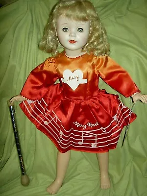 RARE Largest 22 1/2  1950s Ideal TONI P94 Mary Hartline Doll Orig. W/BATON • $895