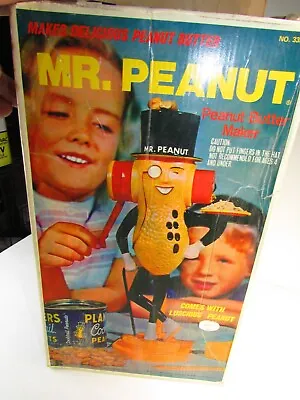 Vtg EARLY ISSUE  Mr Peanut Butter Maker Planters Orig  BOX ONLY Richard Toy Co. • $12.99