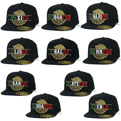 MEXICO States Hat Golden Eagle Federal Logo Embroidered Snapback Baseball Cap • $17.80