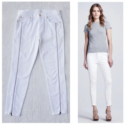 $30 • Buy 7 FOR ALL MANKIND Spring Ready! Coolside-zip  Stretch  Free People Jeans $223 29