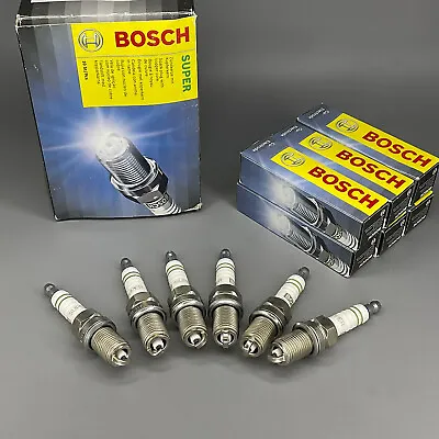 For Mercedes W124 R129 W140 W210 OE GENUINE F8DC4 Yttrium Spark Plug 6PCS SET • $21.10