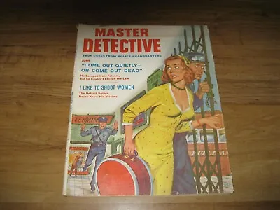 1957 Master Detective Magazine-True Police Cases • $9.95