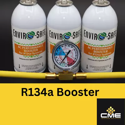 Enviro-Safe Auto AC  Refrigerant Coolant Performance Booster For R134a 3 Cans • $34.99