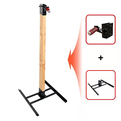 Target System - AR500 Steel Shooting Target 3/8  Thick With 2x4 Target Stand Kit • $61.54