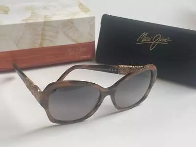 Maui Jim Swaying Palms 24K Polarized Sunglasses 530-93 Brown Pearl/Gray Glass • $299