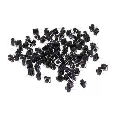 100pcs 2pins Tactile Push Button Switch Tact Switch 6X6X5mm Momentary ODUS.sh • $2.99