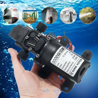 12V Marine Automatic Self Priming Water Pressure Diaphragm Pump Boat/Caravan/RV • $31.99