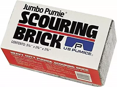 US Pumice Pumie Heavy Duty For Multi-Purpose Scouring Brick 6 In. L 1 Pk • $15.71