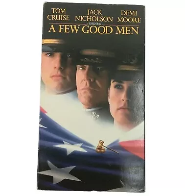 A Few Good Men VHS 1993 Tom Cruise Jack Nicholson Demi Moore Columbia Tristar  • $3.99