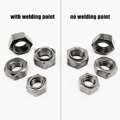 2/20pcs M4-M16 Carbon Steel Hexagon Hex Stud Spot Weld Nut No Solder Point Nut • $3.99