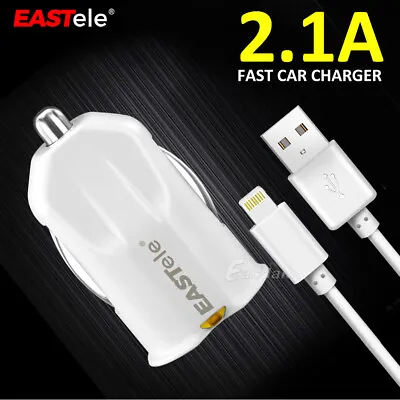 $19.95 • Buy For Apple IPhone 14 13 12 Pro MAX IPad Genuine MFi Lightning Cable Car Charger