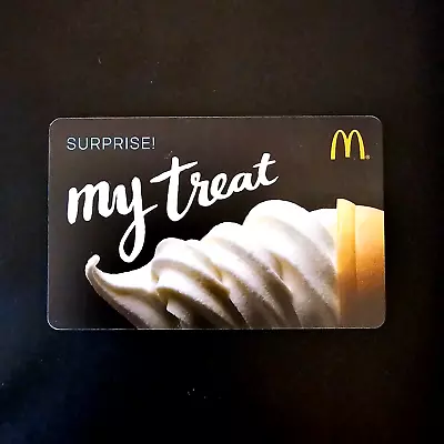 McDonalds Surprise My Treat #6140 2016 NEW COLLECTIBLE GIFT CARD $0 • $2.77