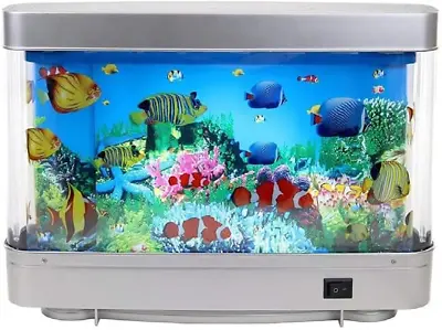 $45.12 • Buy Fake Fish Tank Mini Aquarium - Artificial Fish Tank With Moving Fish - Fake Aqua