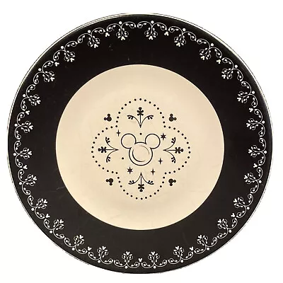 Disney Mickey Mouse Icon Black Tan Luncheon Dessert Homestead Plates 7” • $29.99