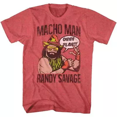 OFFICIAL Macho Man Randy Savage Men's T-shirt Pose Ohh Yeah Wrestling • $27.99