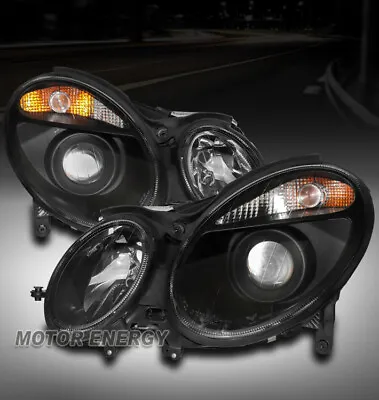 For 03-06 Mercedes-benz W211 E-class Halogen Type Projector Headlight Lamp Black • $289.95