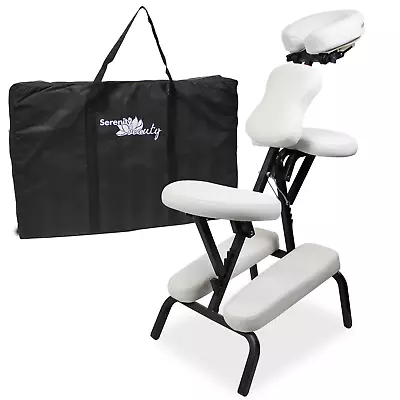 Tattoo Chair Massage Stool Portable Reiki Adjustable Folding Beauty Salon Facial • £69.99