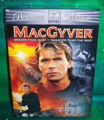 New Richard Dean Anderson Macgyver Sixth 6th Season 6 Six 6 Disc Tv Dvd 1990 • $17.95