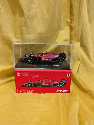 1:43 Scale Bburago Ferrari F1-75 F1 Car - C Leclerc 2022 Diecast Model F1 Car • £25.50