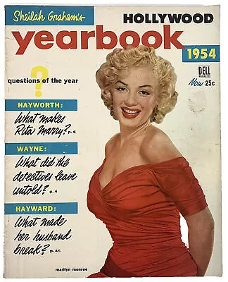 Hollywood Yearbook 1954 Marilyn Monroe Rita Hayworth John Wayne Sinatra 96 Pages • $58.95