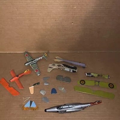 Vintage Lot Of Plastic Model Plane Parts And Pieces (Lot P147) • $14.99