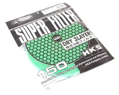 HKS Air Filter Super Power Flow 150mm Replacement Element Mushroom Green • $30.21