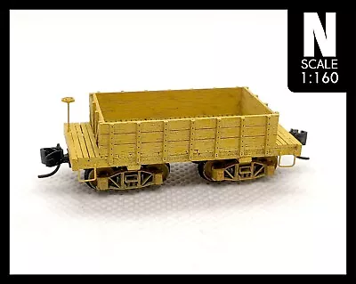 1:160 N Scale - 1880's 20' Low Side Gondola/Ore Car Kit (wood Metal Plastic) • $23.95