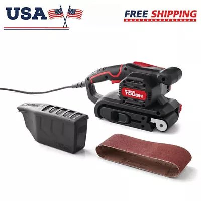 6-Amp Belt Sander 3x18-Inch Corded Electric Ergonomic Handles Power Hand Tools • $34.88