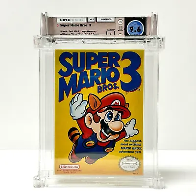 Super Mario Bros. 3 Nintendo NES Brand New Sealed MINT WATA 9.6/A Not VGA CGC • $5999.95