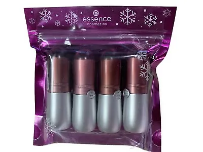 Essence Velvet Matte Lipstick 4 Piece Gift Set. Includes Shades: 01 02 03 04 • $7.99