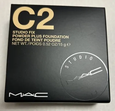 MAC Studio Fix Powder Plus Foundation C2 0.52 Oz/15 G New In Box • $29