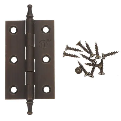  Cabinet Door Hinge Antique Brass Hinges Offset Chinese Style • £10.15