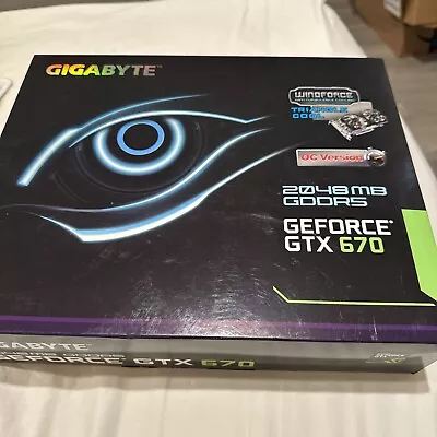 Gigabyte NVIDIA GeForce GTX 670 (GV-N670WF2-2GD) 2GB / 2GB (max) GDDR5 SDRAM PCI • $20