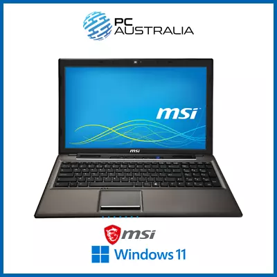 MSI CR61 15.6  Laptop Intel Pentium Win 7 240GB SSD 8GB RAM B Grade • $199