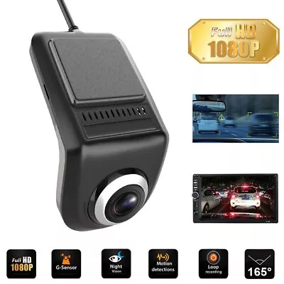 HD 1080P Car DVR Camera ADAS Auto Digital Video Recorder Dash Cam DV Support GPS • $35.99