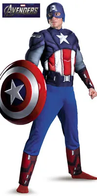 Captain America Muscle Chest Deluxe Costume • $79.99