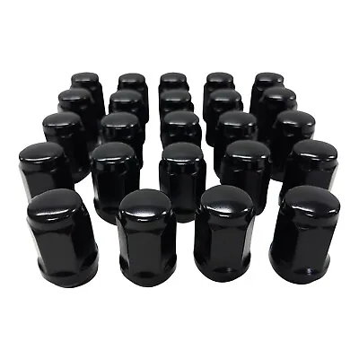 24 X Extreme 12x1.5 Black Acorn Wheel Rim Lug Nuts Fits Holden Ford Honda Mitsu • $46.95