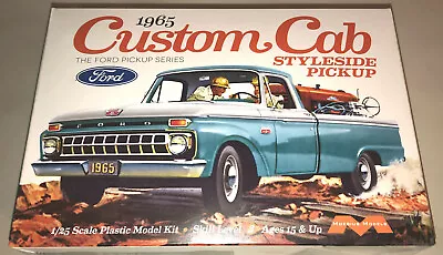 Moebius 1965 Ford Custom Cab Styleside Pickup Truck Model Car Kit 1234 • $28.95
