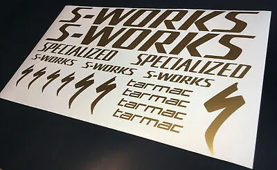 S-works Tarmac Specialized Decals Stickers Bicycle Frame Cycling Road Bike Vinyl • $20.15