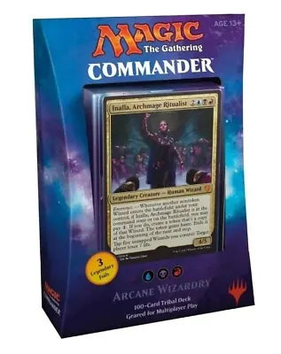 MTG Commander 2017 Arcane Wizardry Deck ENGLISH Sealed NEW Magic The Gathering • $239.99