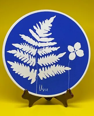 Vtg Vera Neumann Mikasa  Dinner Plate Woodland Japan  Fern 10.5” 2 Available • $20