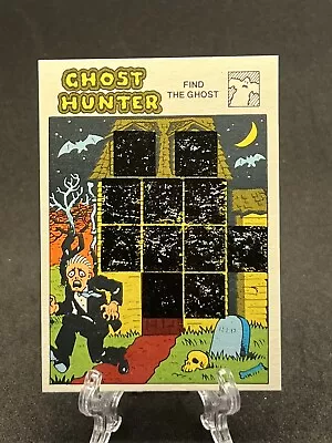 Vintage 1979 Toppe Ghost Hunter Bazooka Joe Scratch-Off • $3.95