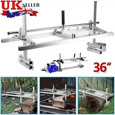 For Saws 14  To 36  Chainsaw Mill Planking Lumber Cut Woodworker Slab HeavyDuty • £63.99