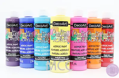 £8 • Buy DecoArt Crafters Acrylic Paint 8oz- Large Size Of Popular Colours-1st Class Post