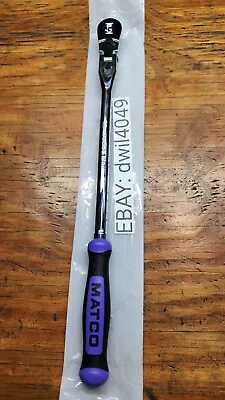 *NEW*Matco Tools 3/8 Locking Flex Head Ratchet 15 Inch Purple USA • $189.95